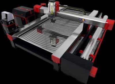 برش دقیق و تمیز با دستگاه CNC واترجت برای مواد سخت